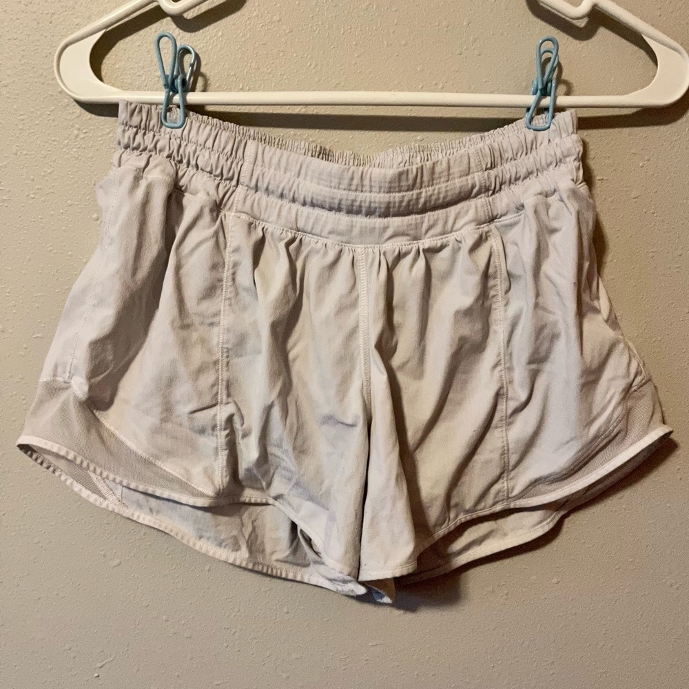 White Lululemon Shorts
